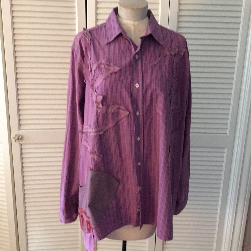 Funky artist made blouse